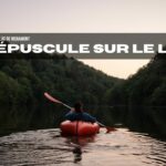 Crépuscule sur le lac de Nisramont